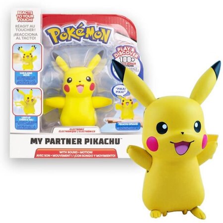 Pokemon - my partner pikachu - jeu interactif - 10 cm - La Poste