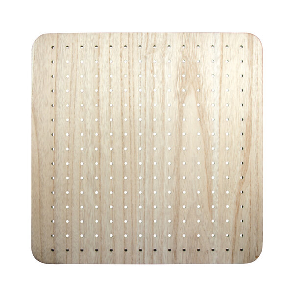 MDF Board plaqué  nature  40x40x2 5cm  y compris suspension