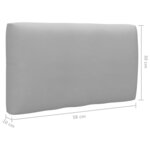 vidaXL Canapé palette 2 places et coussins Pin imprégné de marron miel