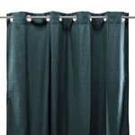 Rideau coton LOOK - Bleu intense - 140x250 cm