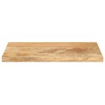 vidaXL Dessus de table 50x20x2 5 cm rectangulaire bois massif manguier