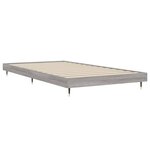 vidaXL Cadre de lit sonoma gris 90x200 cm bois d'ingénierie