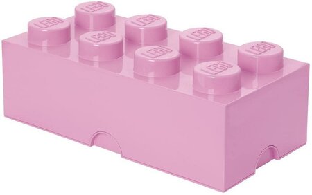 LEGO Storage Brick Boîte de Rangement violet rose clair pastel x8 - La Poste