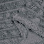 vidaXL Couvertures à jeter 6 Pièces Gris foncé 270 x 240 cm Toison