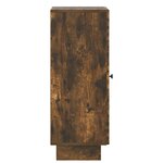 vidaXL Buffet Chêne fumé 33 x 34 5 x 90 cm Bois d'ingénierie