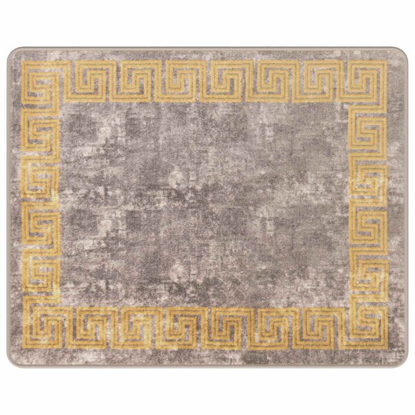 vidaXL Coureur de Tapis MARSA Gris 80 x 100 cm Polyester et PVC