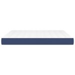 vidaXL Matelas de lit à ressorts ensachés Bleu 160x200x20 cm Tissu