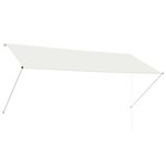 vidaXL Auvent rétractable 300x150 cm Crème