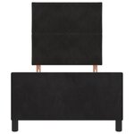 cadre de lit vidaXL Noir 90x200 cm Velours