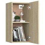 vidaXL Meubles TV 2 Pièces Chêne sonoma 30 5x30x60 cm Bois d’ingénierie