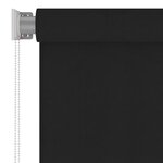 vidaXL Store roulant d'extérieur 240x140 cm Noir