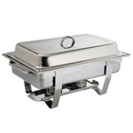 Chafing dish gn1/1 milan - olympia -  - acier inoxydable9 332x590x270mm
