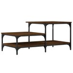 vidaXL Table basse chêne marron 100x50 5x45 cm bois d'ingénierie