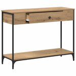 vidaXL Table console Other chêne artisanal 100 x 34.5 x 75 cm