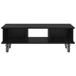 vidaXL Meuble TV Chêne noir 100 x 35 x 35 cm Bois d'ingénierie