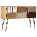 vidaXL Buffet 120x30x75 cm bois de manguier massif