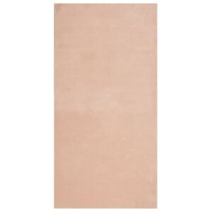 vidaXL Tapis HUARTE à poils courts doux lavable rouge clair 100x200 cm