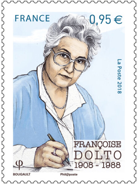 Timbre - Françoise Dolto - Lettre prioritaire