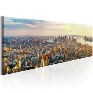 Tableau - american view l x h en cm 135x45