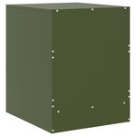 vidaXL Table de chevet vert 34 5x39x44 cm acier