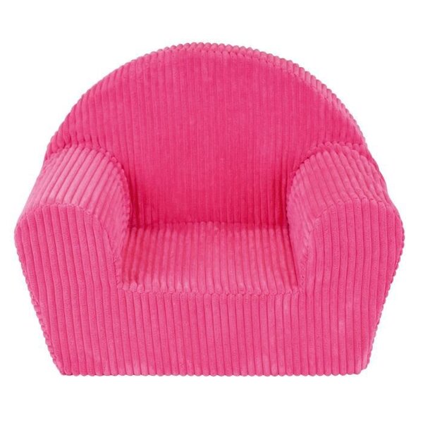 Fun House fauteuil club cotele bleu en mousse pour enfant