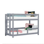 Lit superposé enfant ULURU 142 cm gris