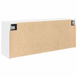 vidaXL Armoire murale de bain blanc 100x25x40 cm bois d'ingénierie