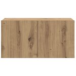 vidaXL Ensemble meuble TV Chêne Artisanal MDF  Placage Moyen Meuble TV