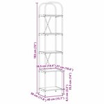 vidaXL Étagère chêne artisanal 40 x 30 x 183 cm Bois d'ingénierie
