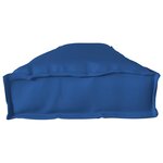 vidaXL Set de coussins de palette 2 Pièces Bleu royal 200 x 40 x 8 cm
