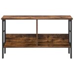 vidaXL Étagère Chêne fumé 82 x 32 x 47 cm Bois d'ingénierie