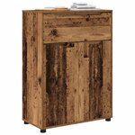 vidaXL Cabinet de salle de bain Bois Ancien 72 5 x 36 5 x 100 cm