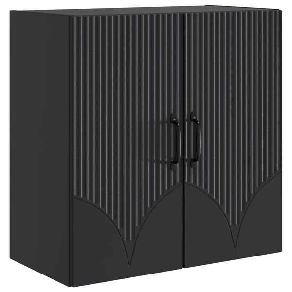 vidaXL Armoire Murale Noir 59 x 31 x 60 cm Bois d'ingénierie