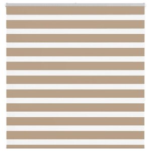 vidaXL Store zèbre marron sable largeur du tissu 140 9cm polyester