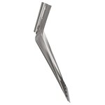 vidaXL Tête de pelle Argent 41 5 x 32 5 cm Aluminium