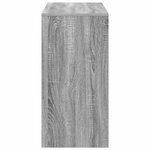 vidaXL Bureau Gris Sonoma 90 x 37 5 x 75 cm Bois d'ingénierie