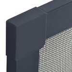 vidaXL Moustiquaire pour fenêtre Anthracite 100x120 cm
