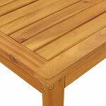 vidaXL Salon palette de jardin 3 Pièces bois d'acacia massif