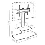 ERARD Studio 1000 Meuble TV Support 30 a 50