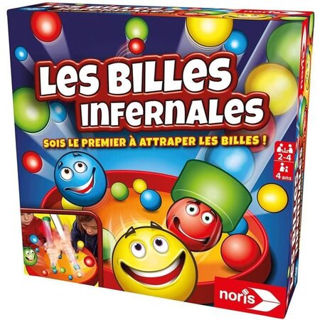 Simba - Les Billes Infernales - Jeu de Société - 2 a 4 joueurs - 3 Niveaux  de Difficultés - Des 4 Ans - La Poste