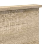 vidaXL Tête de lit Chêne Sonoma 150 cm Bois d'ingénierie