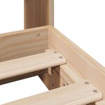 vidaXL Cadre de lit sans matelas 90x190 cm bois de pin massif