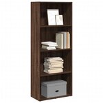 vidaXL Bibliothèque chêne marron 60x30x152 cm bois d'ingénierie