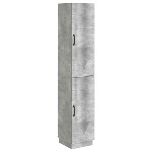 vidaXL Ensemble de Meubles 2 Pièces Gris béton Bois d'ingénierie