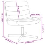vidaXL Chaise Pivotante Rouge vin Tissu Standard Ergonomique