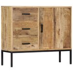 vidaXL Buffet 88x30x71 cm Bois de manguier massif