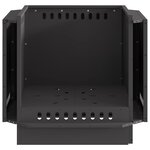 vidaXL Foyer sans fumée Noir 58 x 58 x 51 cm Acier laminé à froid