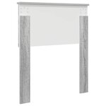 vidaXL Tête de lit Gris Sonoma 75 cm Bois d'ingénierie