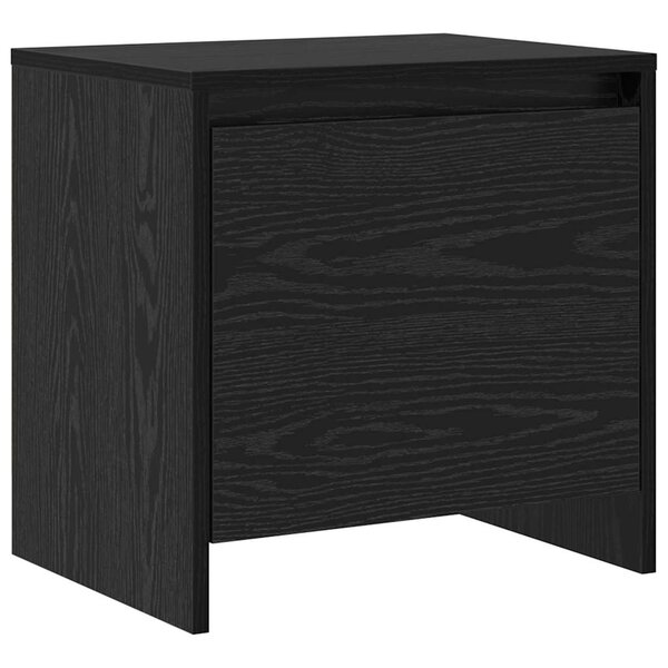 vidaXL Cabinet de chevet Chêne noir 45 x 34 x 44 5 cm