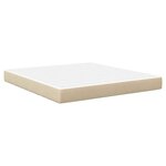 vidaXL Matelas de Lit avec matelas Vert 180 x 200 cm tissu